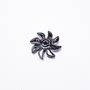 Custom Chrome Gunmetal Propeller 8 Blade compatible with LEGO 41530, for MOC.