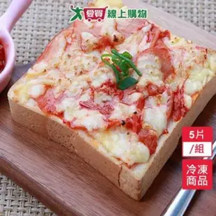 榮冠韓式泡菜披薩厚片吐司5片/組