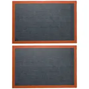 2 Pcs Wire Rack Baking Tray Heat Resistant Table Mesh Mat