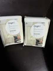 Origin 21 50" x 84" Ivory Light Filtering Back Tab Single Curtain Panel 5030744