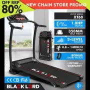 BLACK LORD Treadmill Electric Exercise Running Machine Foldable Home Gym Fitness