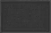 Ottomanson Indoor/Outdoor Boot Tray Non-Slip Doormat 17.5" x 27" Modern Entryway