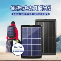 在飛比找樂天市場購物網優惠-高效小型太陽能電池板便捷戶外充電板光伏發電板防水USB快充手