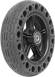 FKAUPUZTY 200x50 Upgrade Wheels Honeycomb Solid Tire 8" X 2" Non-pneumatic Tyre Wheel Hub Fit For Mini Scooter Replacement(1pc)