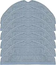 YBVABE S8 Mop Cloth Pad Replacements for Roborock S8/ S7/ S7 Maxv Ultra/ S7 Pro Ultra/ S7 MaxV/ S7 MaxV Plus Vacuum - Upgraded Microfiber Cloths with Dual Sonic Mopping Pad Accessories