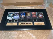 Filmcells Star Wars through the Ages Episodes 1-6 Framed Wall Art with 35Mm Film