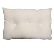 Cream LUMBAR LOWER BACK SUPPORT CUSHION/PILLOW *Made in the UK* Home Working