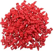 FINBe 360-Degree Micro Sprayer Garden Lawn Irrigation Spray Head for Plant Irrigation Systems (360° Red) 100PCS