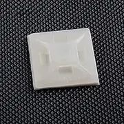 Self Adhesive Cable Tie Mounts - 3M Strongly Adhesive-Backed Zip Tie Base Holders for Home, Office Cable Wire Management(21mm x 21mm, White, 100pack)