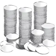 200 Pack 1 Inch Glass Tile Circles Mirrors fro Crafts Wall Mosaic DIY Projects