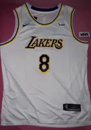 NBA LA Lakers #8 Kobe Bryant White Jersey 54 2XL QLD Seller