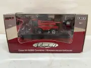 1/64 Case IH International 6088 Combine & 2 Heads Authentics #2 DieCast New ERTL