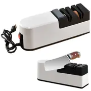 USB Charging Electric Knife Sharpener Professional 4 Stage Chef Knife Sharpening Tool