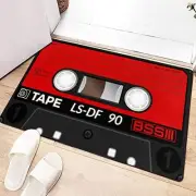 Audio Cassette Tape Record Area Rug Non-Slip Floor Mat Bedroom Carpets Rugs