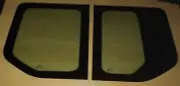 FORD TRANSIT MK8 (2014 ON) PAIR BARN DOOR GREEN WINDOWS & BONDING & TRIM