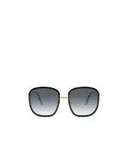 square-frame gradient sunglasses One size Gray