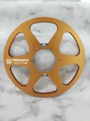 2X Standard 10.5" PIONEER Gold 1/4" Empty Tape Reels For R2R Tape Recorders