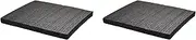 Binxind 4PCS 50x30X2cm Pick Apart Foam Insert Cutting Foam Lining Packaging Pre-Cutting Tool Box and Hard Case Foam Black
