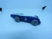 Atlas Dinky Toys Reproduction 23A Auto De Course Blue Racing Diecast Model Car