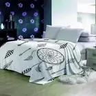Grey Aurora Primary Light Line 3D Warm Plush Fleece Blanket Picnic Sofa Couch