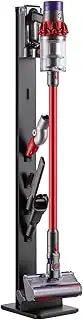 [PEGZONE] Vacuum Cleaner Stand, Compatible with Cordless Vacuums Dyson Gen5 V15 V12 V11 V10 V8 V7 V6, Floor Vacuum Accessory Holder with 4 Hooks, Metal Storage Bracket Organizer, Black