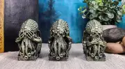 Ocean Cthulhu Skull Monsters Chibi See Hear Speak No Evil Mini Figurines Set