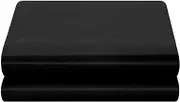 Satin Flat Sheet Only 1 - Piece Top Sheet, Extra Soft Silk Flat Bed Sheets Sold Separately (Black, Twin - Satin Flat Sheet Only)