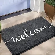 EARTHALL Funny Welcome Mats Outdoor, Front Door Mat for Outside Entry, Doormat Outdoor/Indoor Entrance, Front Door Rugs for Entryway Indoor, Outdoor Mats for Home Entrance, Front Porch Decor 30"x17.5"