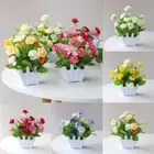 Fence Artificial Faux Plants Simulation Bonsai Living Room Ornaments