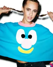 [Lazy Oaf] Face Sweatshirt