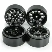 4PC 1.9" Metal Beadlock Wheel Rims for SCX10 RC Axial TRX-4 D90 90046 US