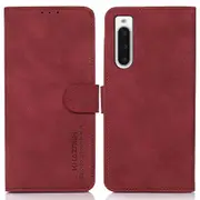 KHAZNEH For Sony Xperia 10 V PU Leather Phone Case Wallet Stand Flip Protective Cover