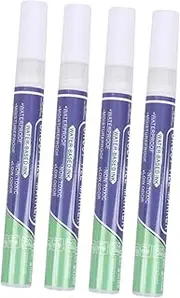DOITOOL Grout Tile Pen Kit 4pcs White Rejuvenate Grout Restorer Pen Renew Repair Marker Tile Wall Floor Home