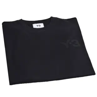 Y-3 M CL SS TEE 經典款 Y-3 LOGO 字母圖騰山本耀司圓領短袖上衣(黑/FN3358)