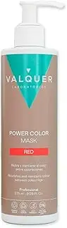 Valquer Power Colour Mask, Vegan and Silicone-Free Formulation, Gives Hair Colour, 290 ml, Red