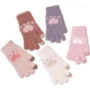 Ladies' Autumn And Winter Warm And Cold Resistant Fashionable And Cute Thick Knitted Gloves Blind Box