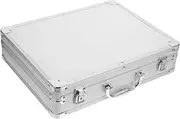 DOITOOL Secure Document Box Aluminum Case Briefcase for Men Metal Tool Box Portable Aluminum Carry Case Hard Storage for Tools Accessories