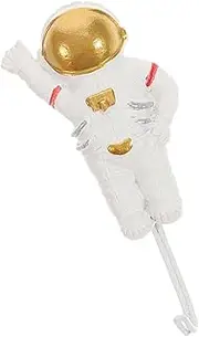 HOUDERCO Astronaut Wall Hook Heavy Duty Adhesive Towel Hook for Bathroom Kitchen Entryway Design for Coats Keys More Multifunctional Decorative Storage