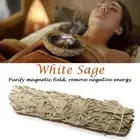 1PCS White Sage Pure Leaf Wand Smudge Stick Sage Bundle House Cleansing Air