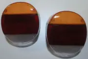 TAIL LIGHT LENS SET LEFT & RIGHT PAIR VOLKSWAGEN T1 BUG & SUPER BEETLE 1973-1979 (for: Volkswagen)