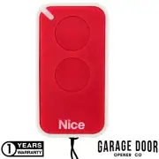 Genuine NICE ERA INTI 2 Button (Red Color) Garage Door Gate Remote Control