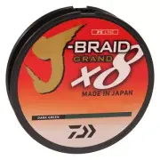 Daiwa J-Braid X8 Grand 150 Yard spool Dark Green CHOOSE SIZE