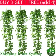 2X Artificial Hanging Plant Fake Vine Ivy Leaf Greenery Garland Wedding Decor