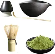 Matcha Tea Set with Whisk and Bowl, Multipurpose Matcha Whisk Set for Beginners, Elegant Matcha Tea Set, Matcha Making Tools for Entertaining Guests