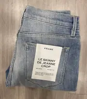 NWT $228 Frame Denim Women's Le Skinny De Jeanne in Blue SIZE: 31 New!