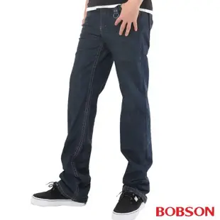 BOBSON 男款輕量中直筒牛仔褲1720-53