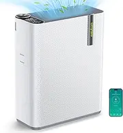 [Dhyala] Air Purifiers for Home, Large Room Up to 1732 Sq.Ft, H13 True HEPA Air Filter with Timer, Smart WiFi, Air Quality Monitor, Sleep Mode