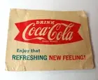 1950s COCA COLA Towelette Wet Wipe Advertising