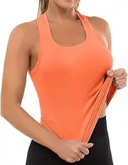 [MathCat] Seamless Workout Shirts for Women Long Sleeve Yoga Tops Sports Running Shirt Breathable Athletic Top Slim Fit