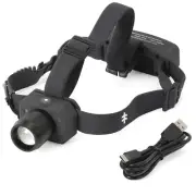 Swiss Tech 500-LUMENS RECHARGEABLE LED HEADLAMP USB-C WEATHER-PROOF ULTRA BRIGHT